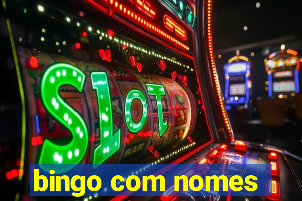 bingo com nomes